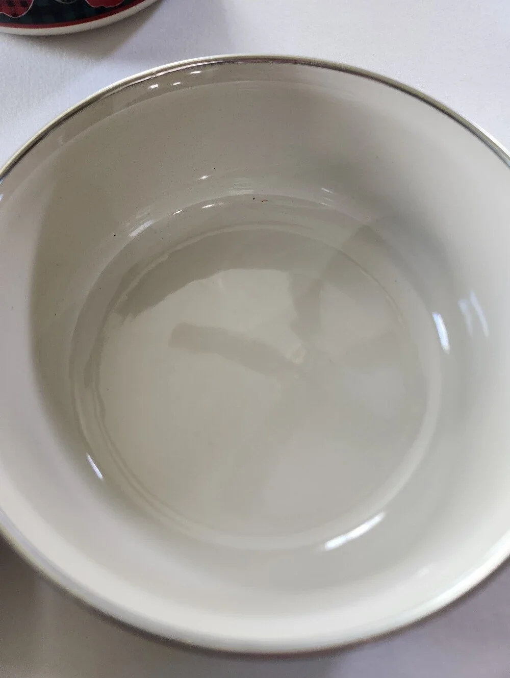 Vintage Cottagecore Farmhouse Plaid Apple Nesting Enamel Bowls Ingleman Designs
